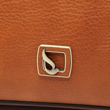 Small handbag in cognac