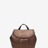 Bronze leather shoulder bag