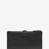 Portafoglio grande in pelle nera