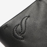 Portafoglio grande in pelle nera