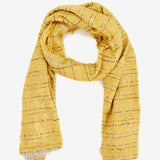 Striped scarf in amber