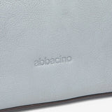 Small leather shopper bag in blue