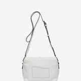 Borsa a tracolla in pelle bianca