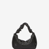 Bolso de mano de malla metálica en negro