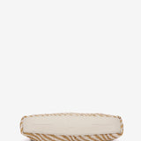 Clutch de fiesta animal print en camel