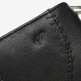 Black leather wallet