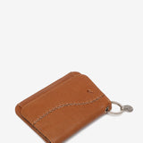 Cognac leather wallet