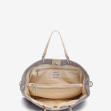 Bolso shopper en materiales reciclados en azul