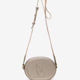 Crossbody bag in recycled materials in gold