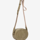 Crossbody bag in recycled materials in green