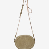 Crossbody bag in recycled materials in green