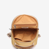 Mochila en materiales reciclados en beige