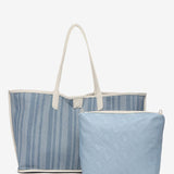 Bolso shopper reversible en gris