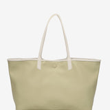 Reversible shopper bag in green