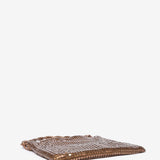 Borsa a tracolla in rete metallica color bronzo