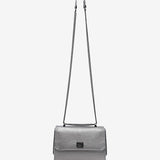 Silver party shoulder bag