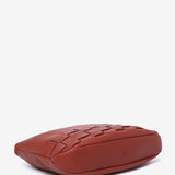 Borsa shopper in materiali riciclati intrecciati (terracotta)