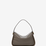 Small shoulder bag in green recycled materials