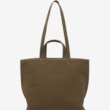 Green shopper bag made from recycled materials