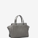 Handbag made of recycled materials, grey