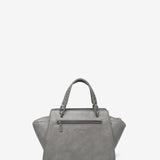 Small handbag in grey recycled materials