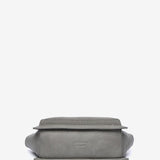 Small handbag in grey recycled materials