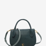 Handbag made of recycled materials in blue