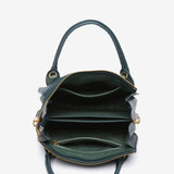 Handbag made of recycled materials in blue