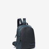 Backpack in blue recycled materials
