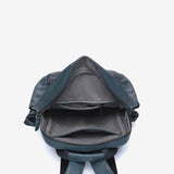 Backpack in blue recycled materials