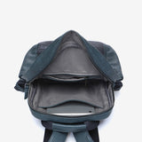 Backpack in blue recycled materials