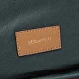 Green nylon shopper bag