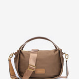 Tasche aus Nylon in Camel.
