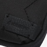 Mobile phone bag in black recycled materials