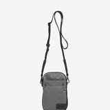 Mobile phone bag in recycled materials, grey