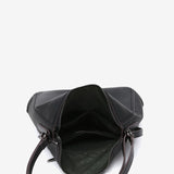 Black recycled material backpack-bag