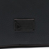 Black recycled material backpack-bag