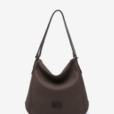 Brown recycled material backpack-bag