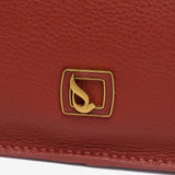 Tasche aus terrakottafarbenem Leder