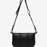 Black recycled material shoulder bag