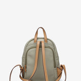 Green recycled material backpack