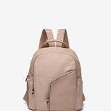 Pink recycled material backpack