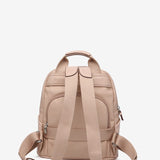 Pink recycled material backpack