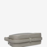 Crossbody bag in recycled materials silver