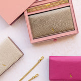 Mini crossbody bag in gold