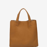 Bolso shopper en materiales reciclados camel