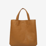 Camel shopper bag in recycled materials