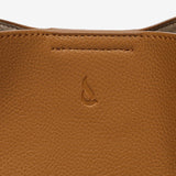 Bolso shopper en materiales reciclados camel