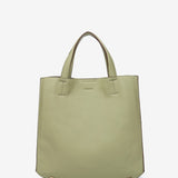 Green shopper bag made from recycled materials