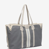 Bolso shopper en materiales reciclados gris